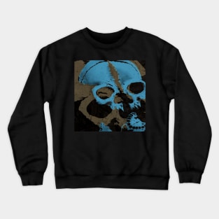 A bad case of blue skulls Crewneck Sweatshirt